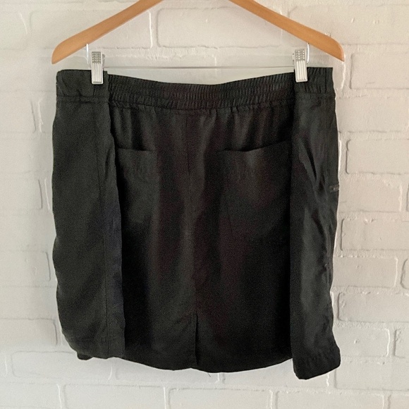 Vintage Y2K Mini Skort/skirt/short Black Utility 3 pockets Comfy Sporty Sz 24 - Picture 13 of 15